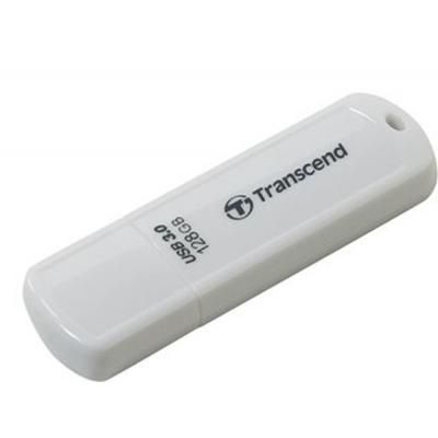 Flash Drive Transcend JetFlash 730 128GB (TS128GJF730) White | Зображення 1