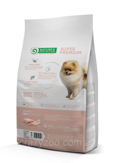 Сухой корм для щенков малых пород Nature's Protection Mini Junior Small Breeds с птицей 7.5 кг | Зображення 1