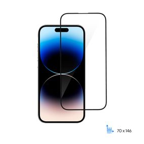Захисне скло 2E  для Apple iPhone 14 Pro(6.1), 2.5D FCFG,(1 Pack),black border (2E-IP-14P-6.1-SMFCFG-BB)