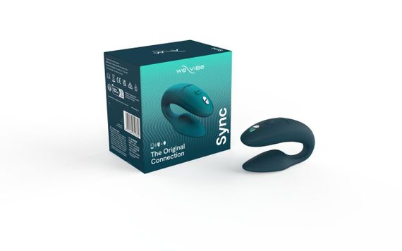 Вібратор для пар We-Vibe SYNC 2 Green Velvet — Bluetooth We-Connect, водонепроникний, магнітна зарядка | Зображення 8