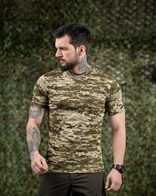 Футболка піксель ЗСУ (гарна якість) МС8525