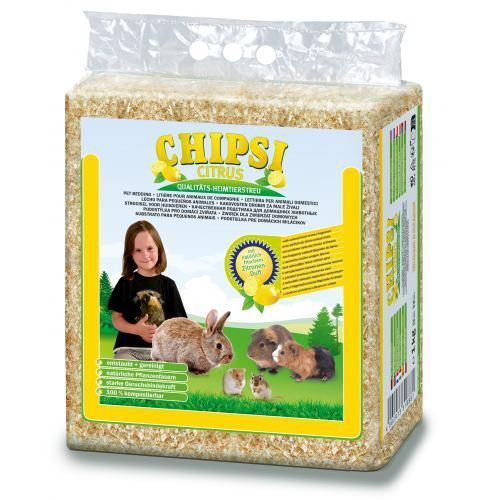 Наповнювач-опилки Chipsi Цитрус для гризунів, 15 л/1 кг