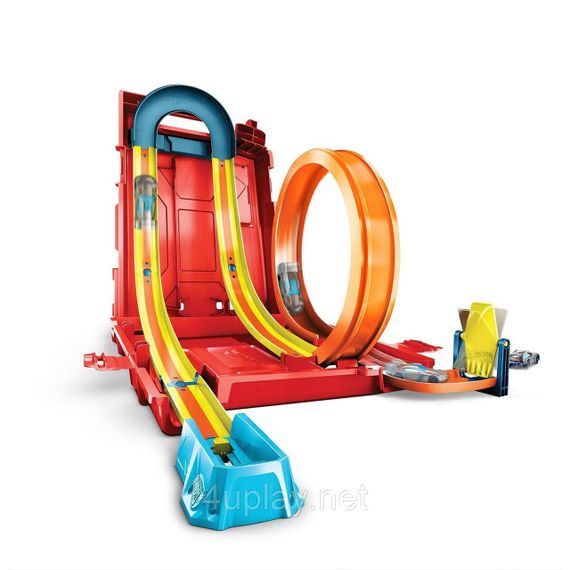 Игровой набор Трек Хот Вилс Канистра для трюков Турботрюки Hot Wheels Track Builder Fuel Can Stunt Box | Зображення 4