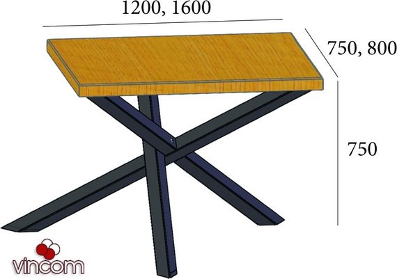Стол Metall-design Айрон | Зображення 5