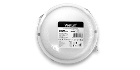 Світлодіодний світильник ЖКГ LED S 12W коло 6500K 220V Vestum 1-VS-7110