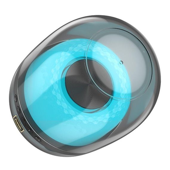Портативна колонка HOCO BS58 Crystal colorful luminous BT speaker Magic Black Night | Зображення 3