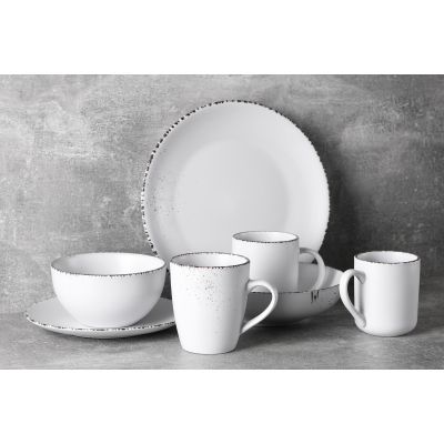 Тарілка Ardesto Lucca Soup 20 см Winter White (AR2920WMC) | Зображення 1