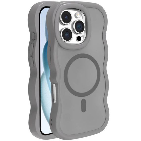 Чохол TPU+PC Undine with Magnetic Fit для Apple iPhone 16 Pro Max (6.9") Grey