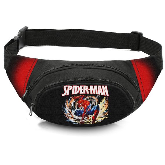 Сумка-бананка дитяча з принтом Людина-павук поясна сумка для хлопчика (4683)