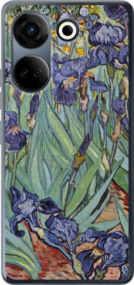 Чехол на Tecno Camon 20 Pro Винсент Ван Гог. Ирисы "161u-3100-17620"