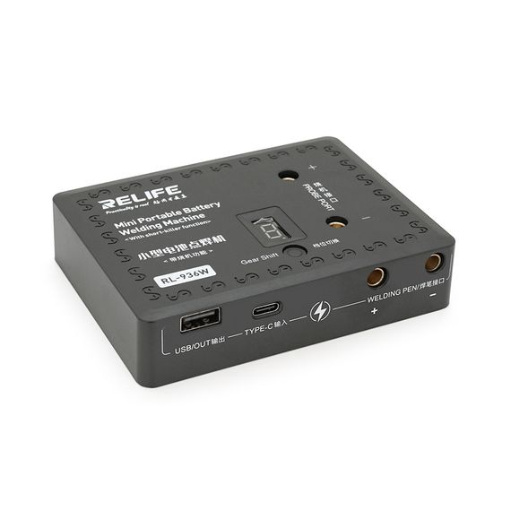 Міні точкове зварювання RL-936W, USB in: 5V 2A, OUT:650А(max), АКБ: 4000mAh, LED дисплей, 86х26х113mm, 4,2W | Зображення 3