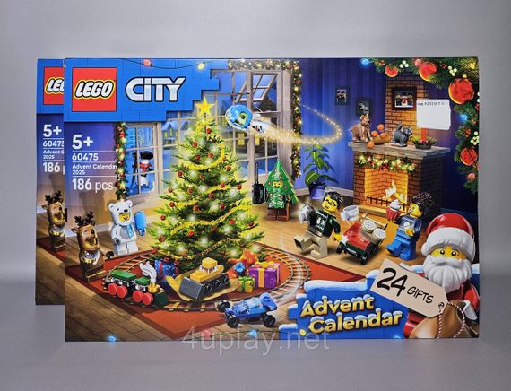 Новогодний адвент календарь 2025 ЛЕГО Город Оригинал LEGO City Advent Calendar 2025 | Зображення 2
