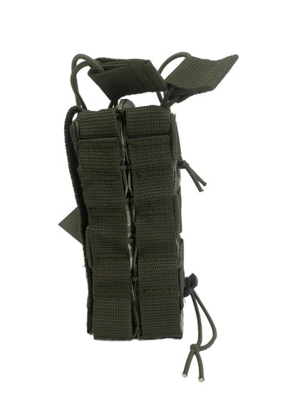 Подсумок для АК/АКМ Tactic4Profi на 2 магазина оксфорд PU пиксель зел. с открытым карманом сендвич | Зображення 1