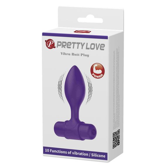 Анальна пробка - Pretty Love Vibra Butt Plug Purple | Зображення 9