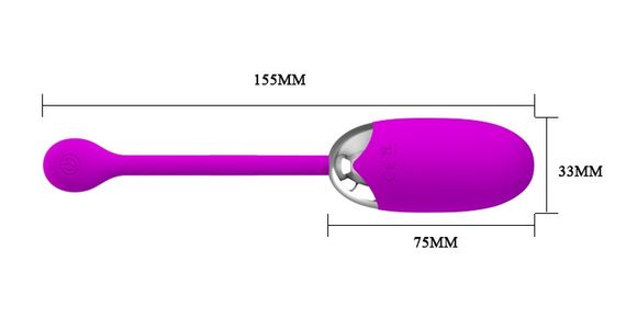 Віброяйце що перезаряджається PRETTY LOVE «BROOK», BI-014525 sexstyle | Зображення 12
