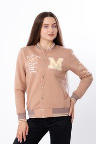 Бомбер жіночий Носи своє 50 Бежевий (p-15948-183274)