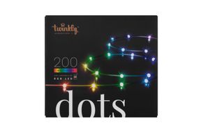 Гірлянда Smart LED Twinkly Dots Lights RGB 200 Gen II, IP44, 10м, кабель прозорий (TWD200STP-BEU)