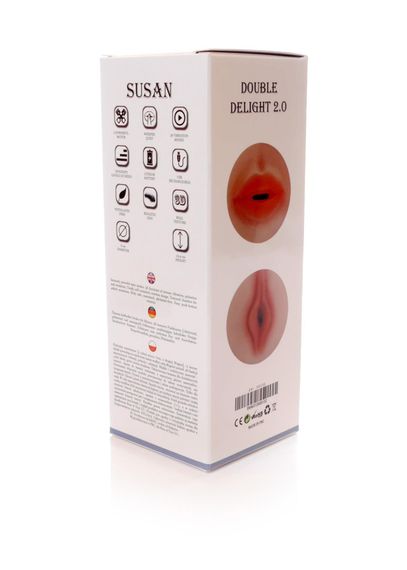 Маструбатор MasturbatorSUSAN Double Delight 2.0 36 functions USB | Зображення 8