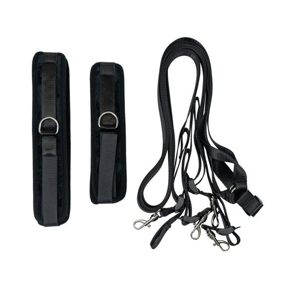 Розтяжка на ліжко Punishment - 5-Piece Bed Restraint Kit - Black | Зображення 3