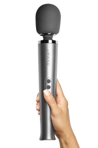 Вібратор мікрофон Le Wand RECHARGEABLE MASSAGER, сірий