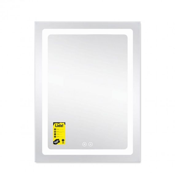 Зеркало Lidz Kubis 600х800 с LED-подсветкой Touch, с антизапотеванием, с диммером, рег. яркости LD78LF9376080 | Зображення 3