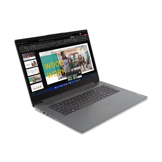 Ноутбук Lenovo V17-G4 17.3' FHD IPS AG, Intel і3-1315U, 16GB, F512GB, UMA, DOS, сірий (83A2001SRA) | Зображення 3