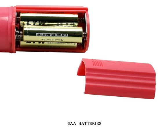 Вибратор с стимулятором клитора и ротацией BAILE - Chrisina PINK Vibration Rotation, BW-004107SY sexstyle | Зображення 9