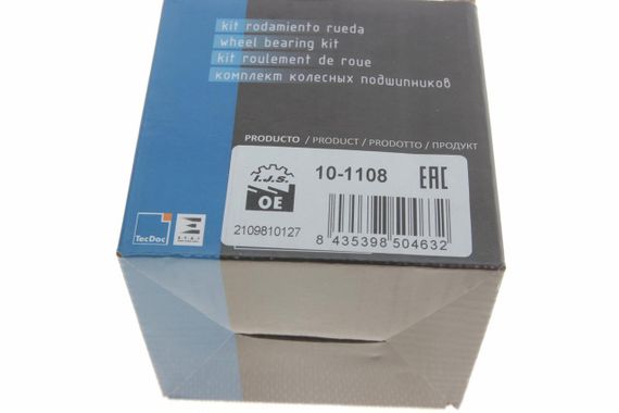 Підшипник маточини передньої задньої Mercedes Benz Vito W638 96-03 45x84x39 к-кт  10-1108 | Зображення 2