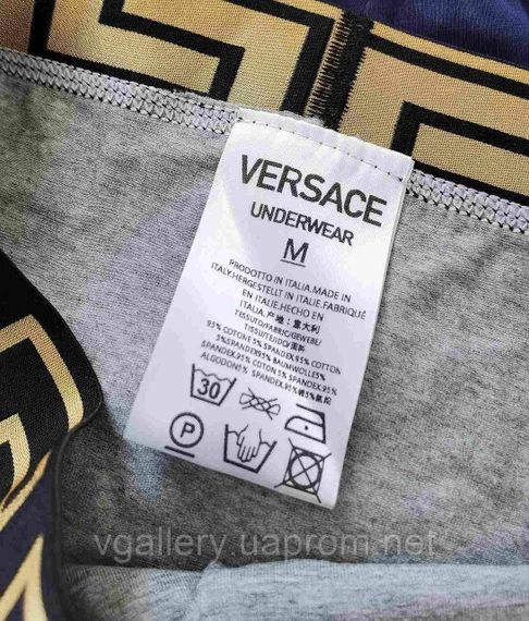 Брифи чоловічі Versace, брифи з логотипом Версачі, стильні чоловічі сліпи Версачі | Зображення 3