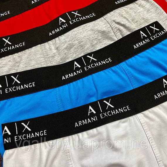 Комплект мужских трусов боксеров Armani (хлопок 93%), 5 шт | Зображення 3