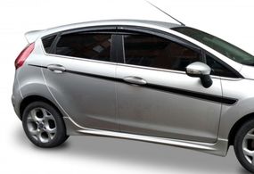 Боковые Пороги DPT V-1 (HB, под покраску) для Ford Fiesta 2008-2017 гг