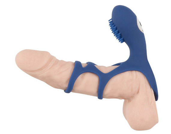 Насадка з вібрацією Rechargeable Couple Sleeve Sex Aura | Зображення 6