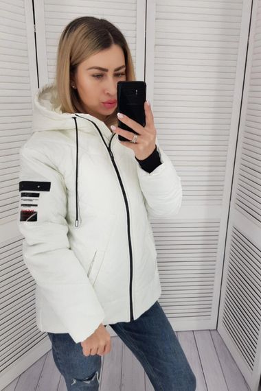 Утеплена куртка, арт.417, білий | Зображення 5