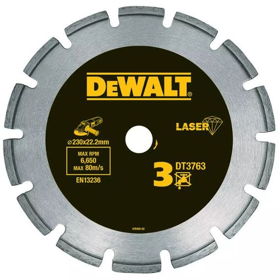 Диск алмазний DeWALT 125x2х22.2 мм (DT3761)