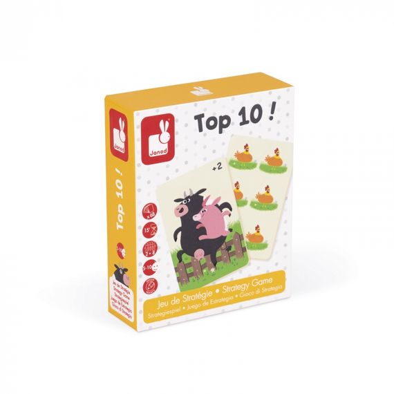 Настольная игра мемо Janod Топ 10 J02760 (J02760) | Зображення 1