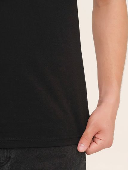 Футболка з принтом чоловіча Герб білий LAWA E-MB02307 S Чорний shop (2000990242686) | Зображення 4