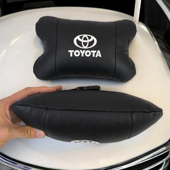 Подушки на подголовник в машину Toyota, Дорожная подушка в автомобиль, Автоподушки RS-889 с логотипом | Зображення 6