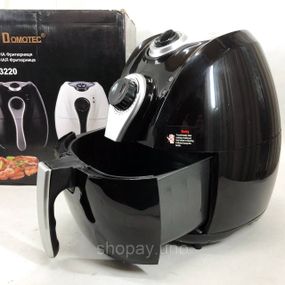 Фритюрница для семьи Domotec MS-3220 1300Вт 4.5л, Безмаслянная фритюрница для кухни QB-33