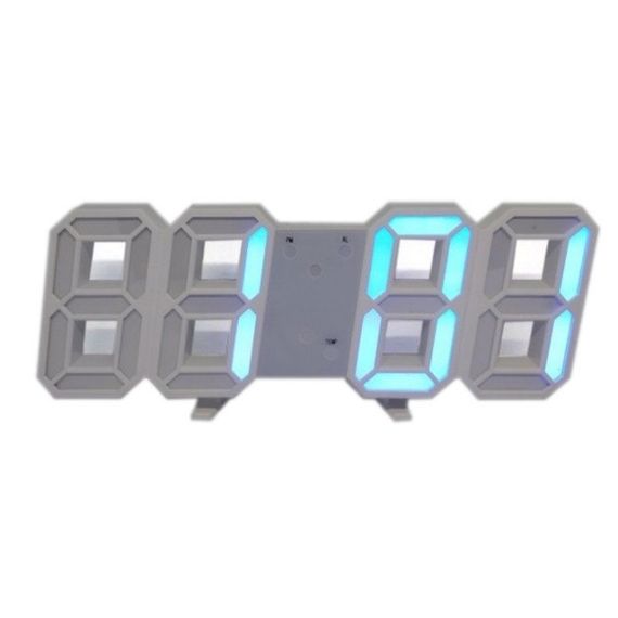 Электронные часы VST LY-1089, Черные настольные зеркальные часы, Настольные часы KF-699 с подсветкой