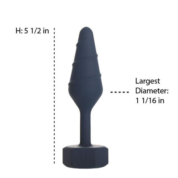 Анальна пробка Lux Active Twist Plug Small Blue Sex Aura | Зображення 3