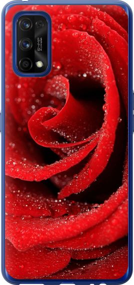 Чехол на Realme 7 Pro Красная роза "529u-2082-17620"