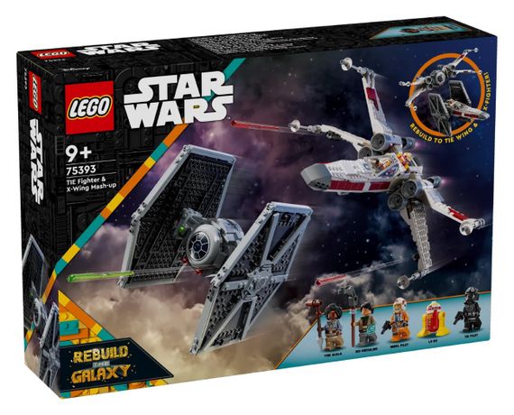 Конструктор LEGO Star Wars Збірний пакет «Винищувач TIE і Корабель X-wing» (75393)