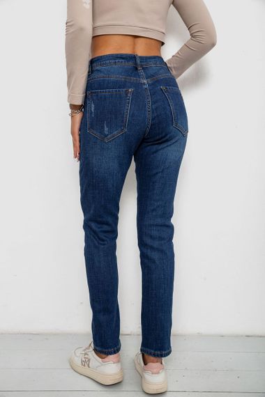 Джинсы женские на флисе, цвет синий, 244RVE951 | Зображення 3