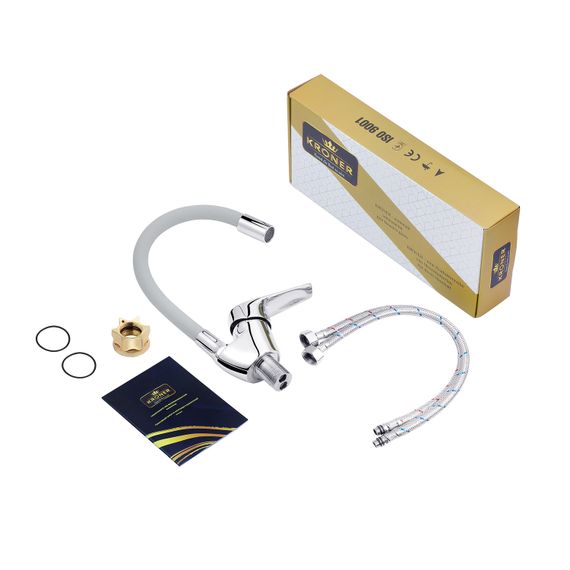 Змішувач для кухні Kroner KRM Odra - C032GRA (CV023772) | Зображення 2