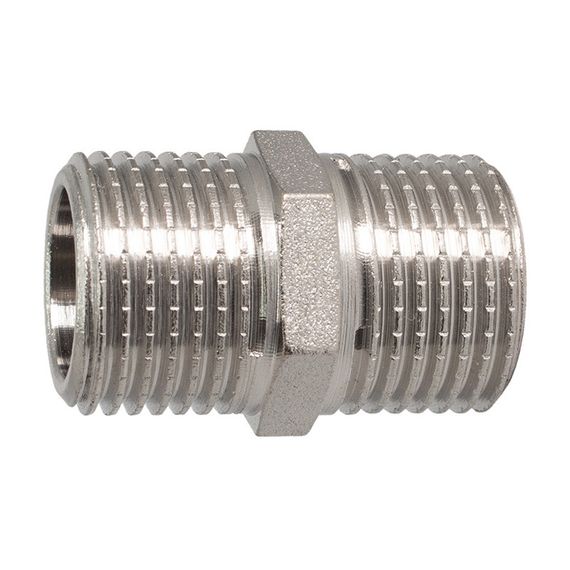 Ніпель нікельований Remi 1/2” 3,5см 19781