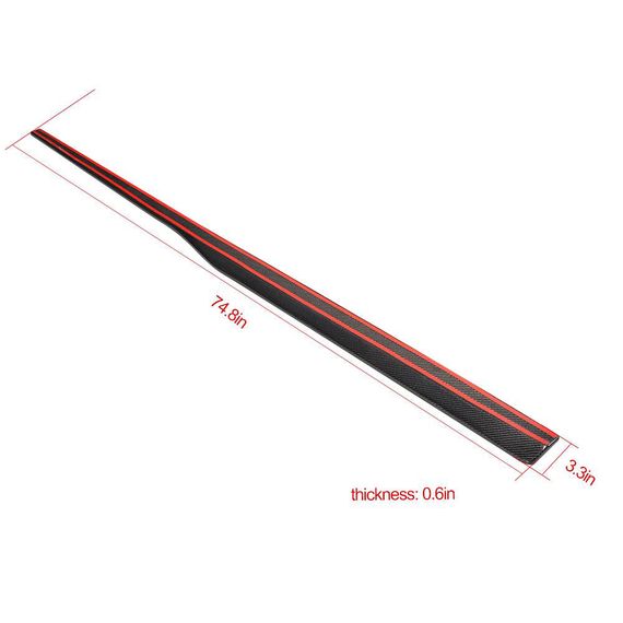 Боковые Пороги (для GTI HB 2012-2017, Карбон) для Volkswagen Golf 7/E-Golf | Зображення 5