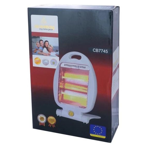 Инфракрасный кварцевый обогреватель Crownberg CB-7745, энергосберегающий кварцевый обогреватель | Зображення 1
