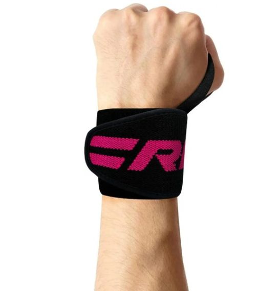 Бинти для зап'ясть (кистьові бинти) RDX W2 Gym Wrist Wraps Pink Pro (WAH-W2P) | Зображення 4