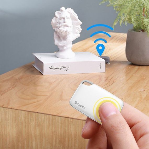 Трекер-брелок Baseus Intelligent T2 ropetype anti-loss device (ZLFDQT2-0) White | Зображення 4
