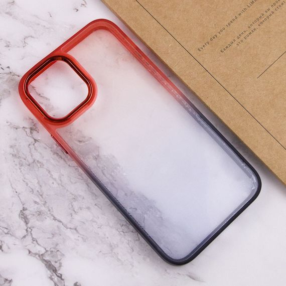 Чохол TPU+PC Fresh sip series для Apple iPhone 12 Pro Max (6.7") Чорний / Червоний | Зображення 2